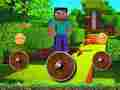 Mchezo Zungusha Mineblock na Fly Adventure  online