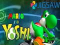 Mchezo Mario na Yoshi Jigsaw  online