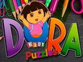 Mchezo Dora watoto puzzles online