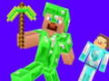 Mchezo Minecraft: Creeper dhidi ya Enderman  online