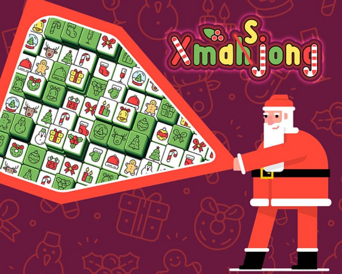 Mchezo Krismasi Mahjong  online