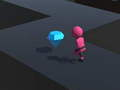 Mchezo ZigZag Squid Mchezo Mwanariadha  online