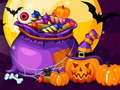 Mchezo Mafumbo ya Halloween ya Nyumba ya Mchawi  online