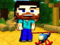 Mchezo Adventure ya helikopta ya Mineblock  online
