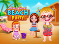 Mchezo Hazel Beach Party ya Mtoto  online