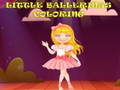 Mchezo Kuchorea kidogo kwa Ballerinas  online