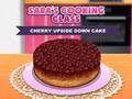 Mchezo Darasa la Kupikia la Sara: Keki ya Cherry Juu Chini  online