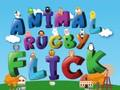 Mchezo Wanyama Rugby Flick  online