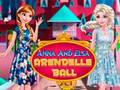 Mchezo Anna na Elsa Arendelle Ball  online