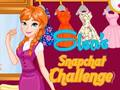 Mchezo Changamoto ya Elsa ya Snapchat  online