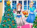 Mchezo Ellie VS Annie Mti wa Krismasi  online