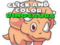 Mchezo Bonyeza na Rangi Dinosaurs  online