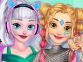 Mchezo Elsa na Rapunzel Future Fashion  online