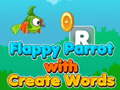 Mchezo Flappy Parrot na Unda Maneno  online