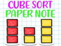 Mchezo Mchemraba Panga Karatasi Note  online