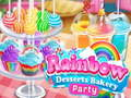 Mchezo Hafla ya Bakery Desserts ya Rainbow  online