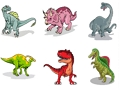 Mchezo Kadi za Dino  online