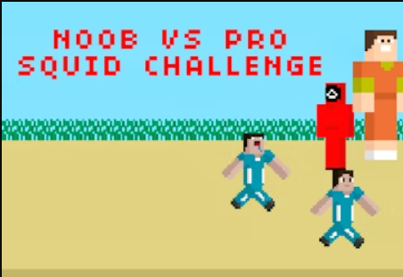 Mchezo Changamoto ya Noob dhidi ya Pro Squid  online