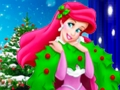 Mchezo Ariel The Little Mermaid Krismasi Dress Up  online