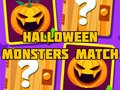 Mchezo Mechi ya Monsters ya Halloween  online