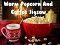 Mchezo Popcorn Joto Na Jigsaw ya Kahawa  online