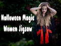 Mchezo Halloween Magic Wanawake Jigsaw  online
