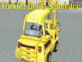 Mchezo Simulator ya Hifadhi ya Forklift  online