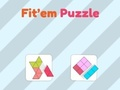 Mchezo Fit'em puzzle online