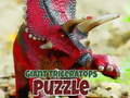 Mchezo Puzzle kubwa ya Triceratops  online