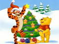 Mchezo Winnie the Pooh Krismasi Jigsaw Puzzle  online