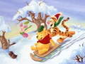 Mchezo Winnie Pooh Krismasi Jigsaw Puzzle 2 online