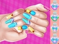 Mchezo Elsa Princess Mandhari msumari Art Diy  online