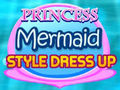 Mchezo Princess Mermaid Sinema Dress Up  online