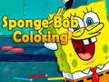 Mchezo Sponge Bob Coloring online