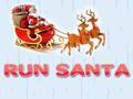 Mchezo Kukimbia Santa  online