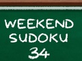 Mchezo Wikendi ya Sudoku 34  online
