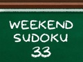 Mchezo Wikendi ya Sudoku 33  online