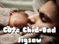 Mchezo Cute Mtoto-Baba Jigsaw  online