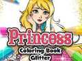 Mchezo Princess Coloring Kitabu Glitter  online