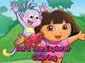 Mchezo Dora Coloring ya Explorer online