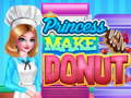 Mchezo Princess Kufanya Donut Cooking  online