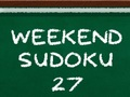 Mchezo Wikendi ya Sudoku 27  online