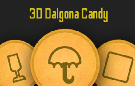 Mchezo Pipi ya 3D Dalgona  online