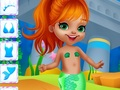 Mchezo Mermaid karatasi ya doll mavazi online