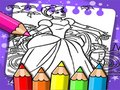 Mchezo Kitabu cha rangi ya Cinderella  online