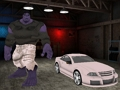 Mchezo Magari yenye Minyororo dhidi ya mchezo wa Njia panda hulk  online