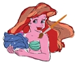 Mchezo 4Gameground Little Mermaid Coloring online
