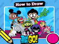 Mchezo Moto wa Kuchora Teen Titans Go!  online