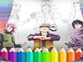Mchezo Kitabu cha Kuchorea cha Naruto Shippuden  online