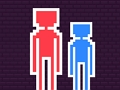 Mchezo Stickman Nyekundu na Stickman ya Bluu  online